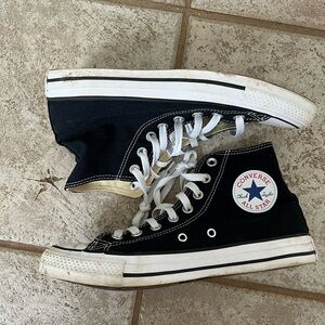 Converse Black and White High-Tops
